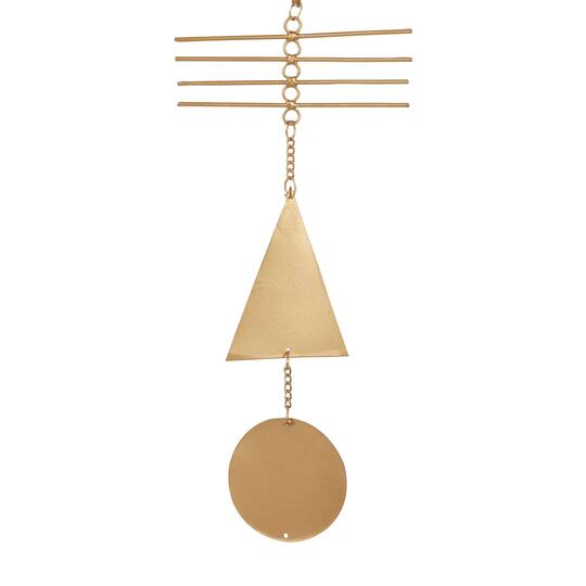 48" Gold Metal Eclectic Wind Chime, 2ct.